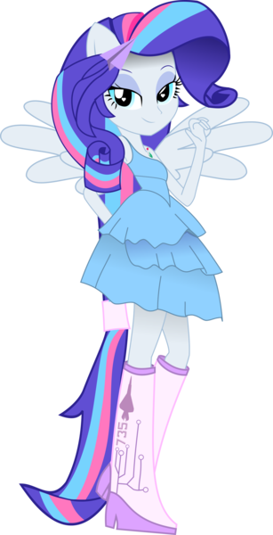 Size: 2100x4108 | Tagged: safe, artist:rarity3257, derpibooru import, oc, oc:stardust falken, ponified, unofficial characters only, alicorn, pony, equestria girls, base used, boots, clothes, equestria girls oc, equestria girls ponified, eyeshadow, fall formal, fall formal outfits, high heel boots, high heels, image, makeup, not rarity, png, shoes, simple background, solo, tattoo, transparent background