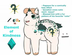 Size: 1885x1463 | Tagged: safe, artist:magoconut, derpibooru import, pegasus, pony, alternate elements of harmony, alternate universe, chubby, crossover, element of kindness, gravity falls, hat, image, jpeg, leopard print, male, solo, soos, stallion