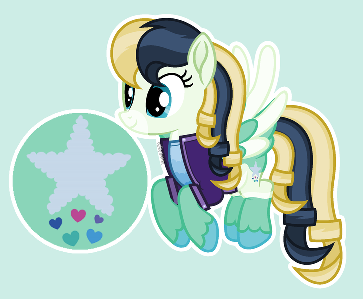 Size: 1890x1559 | Tagged: safe, artist:pastelnightyt, derpibooru import, oc, oc:dream song, pegasus, pony, clothes, female, image, magical lesbian spawn, mare, offspring, parent:coloratura, parent:songbird serenade, png, shirt, solo