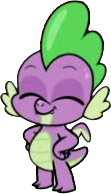 Size: 111x194 | Tagged: safe, artist:pascalmulokozi2, derpibooru import, edit, edited screencap, screencap, spike, dragon, my little pony: pony life, one click wonder, spoiler:pony life s01e17, background removed, eyes closed, image, male, not a vector, png, simple background, solo, transparent background