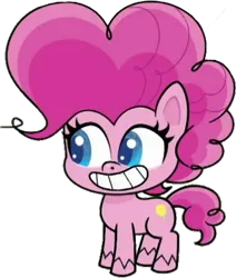 Size: 367x432 | Tagged: safe, artist:pascalmulokozi2, derpibooru import, edit, edited screencap, screencap, pinkie pie, earth pony, pony, my little pony: pony life, one click wonder, spoiler:pony life s01e17, background removed, female, image, mare, not a vector, png, simple background, solo, transparent background