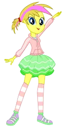 Size: 1340x2640 | Tagged: safe, artist:thunderdasher07, derpibooru import, oc, oc:mist dasher, equestria girls, clothes, equestria girls-ified, hoodie, image, png, ponytail, rah rah skirt, shoes, simple background, skirt, sneakers, socks, solo, striped socks, transparent background, vector