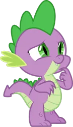 Size: 610x1049 | Tagged: safe, artist:sollace, derpibooru import, spike, dragon, father knows beast, .svg available, cute, derpibooru exclusive, image, png, pondering, simple background, solo, spikabetes, transparent background, vector