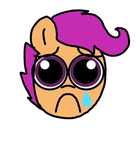 Size: 1275x1414 | Tagged: safe, artist:professorventurer, derpibooru import, scootaloo, christmas who?, crying, image, png, sad spongebob, simple background, solo, spongebob squarepants, white background