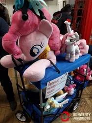 Size: 600x800 | Tagged: safe, derpibooru import, pinkie pie, princess celestia, queen chrysalis, image, irl, jpeg, photo, plushie, poland