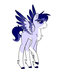 Size: 3500x4000 | Tagged: safe, artist:katyusha, derpibooru import, oc, oc:tailwind, pegasus, blue eyes, blue hair, fluffy, freckles, image, png