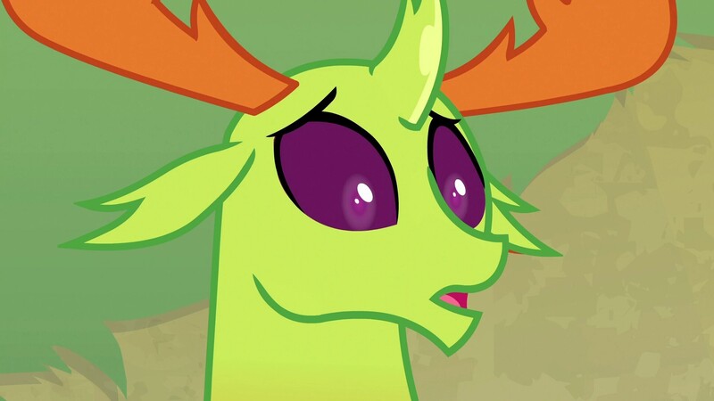 Size: 1920x1080 | Tagged: safe, derpibooru import, screencap, thorax, changedling, changeling, season 7, triple threat, 1080p, concerned, confused, cute, floppy ears, image, jpeg, king thorax, male, open mouth, reaction image, silent, solo, surprised, thorabetes