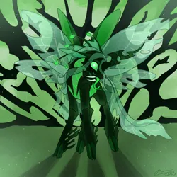 Size: 2000x2000 | Tagged: safe, artist:creeate97, derpibooru import, queen chrysalis, changeling, changeling queen, female, image, jpeg, solo