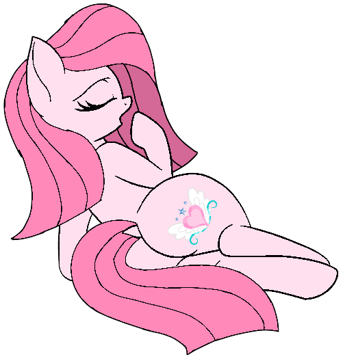 Size: 501x525 | Tagged: safe, artist:noi kincade, artist:tanahgrogot, derpibooru import, oc, oc:annisa trihapsari, unofficial characters only, earth pony, pony, adorasexy, annibutt, butt, cute, dock, earth pony oc, eyes closed, female, hair, image, long hair, mane, mare, open mouth, pink body, pink eyes, pink hair, plot, png, rear view, sexy, simple background, solo, solo female, tail, transparent background, yawn