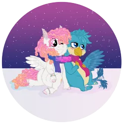 Size: 4540x4514 | Tagged: safe, artist:queenderpyturtle, derpibooru import, gallus, oc, pegasus, pony, absurd resolution, clothes, female, image, mare, png, scarf