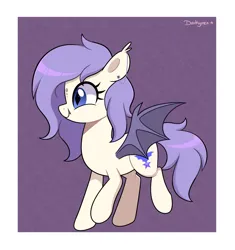 Size: 3100x3300 | Tagged: safe, artist:darkynez, derpibooru import, oc, unofficial characters only, bat pony, pony, happy, image, jpeg, smiling, solo, spread wings, wings
