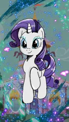 Size: 720x1281 | Tagged: safe, color edit, derpibooru import, edit, rarity, pony, unicorn, my little pony: the manga, carousel boutique, colored, image, png, solo