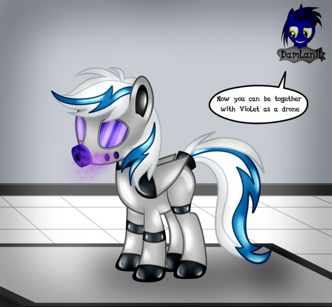 Size: 4154x3840 | Tagged: safe, artist:damlanil, derpibooru import, oc, oc:lady lightning strike, unofficial characters only, latex pony, original species, pegasus, pony, series:becoming drone, bdsm, bondage, boots, close-up, clothes, collar, comic, commission, damlanil's lab, dialogue, encasement, female, gas mask, image, laboratory, latex, latex boots, living latex, mare, mask, mind control, png, restrained, rubber, rubber drone, rubber suit, shiny, shiny mane, shoes, show accurate, solo, speech bubble, story, story included, tail, tail hole, text, transformation, vector, wings