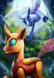 Size: 2100x3000 | Tagged: safe, artist:camyllea, derpibooru import, oc, unofficial characters only, changedling, changeling, image, imminent hape, png