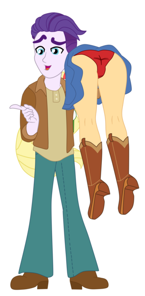 Size: 2489x5058 | Tagged: suggestive, artist:gmaplay, derpibooru import, screencap, applejack, dirk thistleweed, equestria girls, applebutt, appledirk, ass, boots, butt, carrying, clothes, cowboy boots, face down ass up, female, image, male, over the shoulder, png, shipping, shoes, sleeping, straight, unconscious