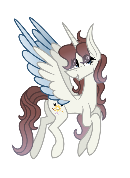 Size: 1499x2049 | Tagged: safe, artist:darbypop1, derpibooru import, oc, oc:darby, ponified, alicorn, pony, colored wings, fusion, image, nathan chen, png, simple background, solo, transparent background, two toned wings, wings