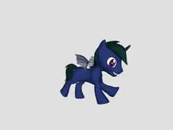 Size: 1024x768 | Tagged: safe, artist:lightfurygirltamer2, derpibooru import, oc, unofficial characters only, alicorn, bat pony, bat pony alicorn, pony, 3d, bat wings, grin, horn, image, jpeg, male, simple background, smiling, solo, source filmmaker, stallion, wings