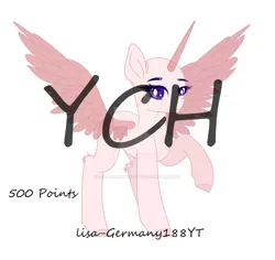 Size: 1280x1206 | Tagged: safe, artist:existencecosmos188, derpibooru import, oc, unofficial characters only, alicorn, pony, commission, deviantart watermark, eyelashes, female, image, jpeg, obtrusive watermark, raised hoof, simple background, solo, spread wings, watermark, white background, wings, your character here