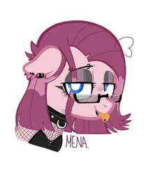 Size: 645x770 | Tagged: safe, artist:dsstoner, derpibooru import, pinkie pie, earth pony, pony, base used, choker, clothes, corset, ear piercing, earring, eyeliner, eyeshadow, fishnets, glasses, goth, gothic, image, jewelry, kinsona, lipstick, makeup, piercing, pinkamena diane pie, png, tongue out