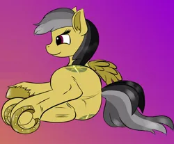 Size: 656x542 | Tagged: safe, alternate version, artist:cutiecarbon, derpibooru import, edit, edited screencap, screencap, daring do, pegasus, pony, image, jpeg, solo, underhoof