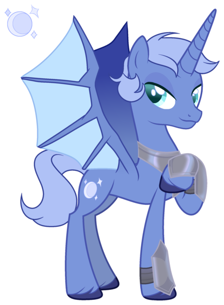 Size: 1785x2421 | Tagged: safe, artist:lanternik, derpibooru import, princess luna, alicorn, bat pony, bat pony alicorn, pony, base used, bat ponified, bat wings, horn, image, png, race swap, raised hoof, redesign, s1 luna, simple background, smiling, solo, transparent background, unshorn fetlocks, wings