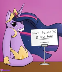 Size: 1845x2122 | Tagged: safe, derpibooru import, princess twilight 2.0, twilight sparkle, twilight sparkle (alicorn), alicorn, pony, the last problem, best pony, image, older, older twilight, older twilight sparkle (alicorn), png, smiling, smirk, solo