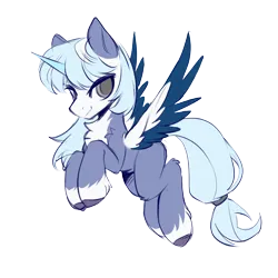 Size: 2500x2500 | Tagged: safe, artist:fnb, derpibooru import, oc, oc:dahan(大寒), unofficial characters only, alicorn, derpibooru community collaboration, 2023 community collab, alicorn oc, horn, image, png, simple background, solo, transparent background, wings