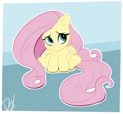 Size: 3198x2953 | Tagged: safe, artist:darkpandax, derpibooru import, fluttershy, pegasus, pony, chest fluff, image, png, shy, solo