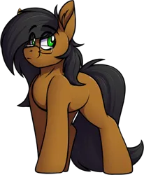 Size: 436x529 | Tagged: safe, artist:notetaker, derpibooru import, oc, oc:notetaker, unofficial characters only, earth pony, pony, glasses, image, png, simple background, solo, transparent background