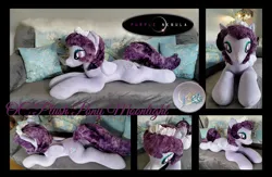 Size: 1280x832 | Tagged: safe, artist:purplenebulastudios, derpibooru import, oc, oc:moonlight, pegasus, pony, female, image, irl, jpeg, lying down, mare, photo, plushie, prone, solo