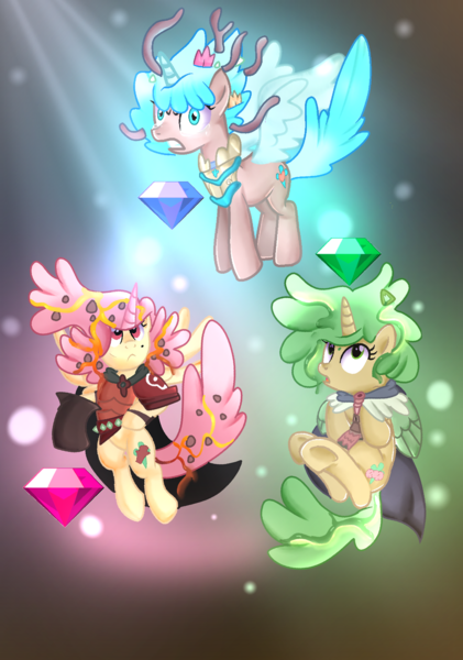 Size: 2172x3092 | Tagged: safe, artist:doraeartdreams-aspy, artist:lavender-light-bases, artist:sweetsunrisemlp, derpibooru import, ponified, pony, unicorn, amphibia, anne boonchuy, base used, crossover, female, image, marcy wu, png, sasha waybright, trio