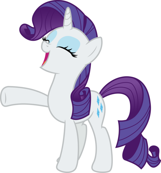Size: 3000x3207 | Tagged: safe, artist:cloudyglow, derpibooru import, rarity, pony, unicorn, canterlot boutique, .ai available, eyes closed, image, png, simple background, smiling, solo, transparent background, vector