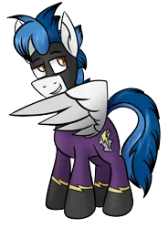 Size: 1032x1403 | Tagged: safe, artist:whirlwindflux, derpibooru import, oc, oc:whirlwind flux, unofficial characters only, pegasus, pony, derpibooru community collaboration, 2023 community collab, image, male, png, shadowbolts, simple background, solo, stallion, transparent background