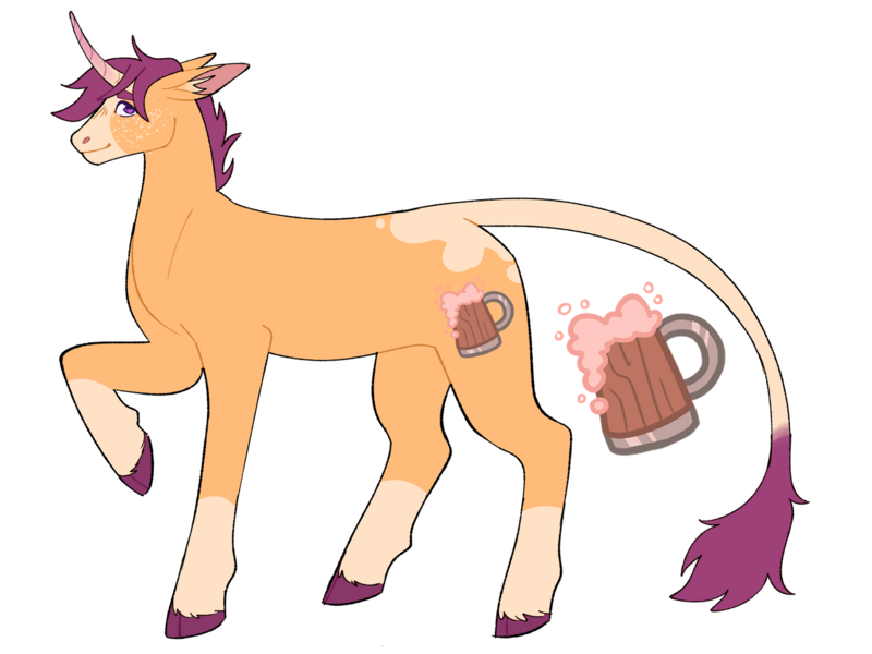 Size: 1280x960 | Tagged: safe, artist:s0ftserve, derpibooru import, oc, oc:cider sugar, pony, unicorn, horn, image, magical lesbian spawn, male, offspring, parent:applejack, parent:rarity, parents:rarijack, png, simple background, solo, stallion, transparent background, unicorn oc