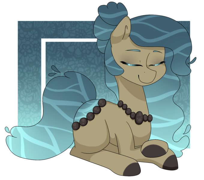 Size: 1700x1500 | Tagged: safe, artist:oniiponii, derpibooru import, oc, unofficial characters only, earth pony, pony, colored hooves, earth pony oc, eyes closed, female, image, lying down, mare, png, prone, simple background, smiling, solo, transparent background