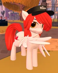 Size: 536x678 | Tagged: safe, artist:anonymous, oc, oc:wah wah, pegasus, pony, female, grooming, image, mare, png, preening, wawa