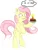 Size: 700x921 | Tagged: safe, artist:cutiecarbon, derpibooru import, screencap, fluttershy, semi-anthro, 10-10-10, bipedal, chest fluff, happy birthday, image, jpeg, simple background, sketch, solo, white background, wip