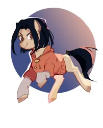 Size: 3346x4134 | Tagged: safe, artist:国服第一熊, derpibooru import, ponified, earth pony, pony, female, filly, foal, image, jackie chan adventures, jade chan, jpeg, solo