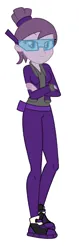 Size: 524x1668 | Tagged: safe, artist:robertsonskywa1, derpibooru import, equestria girls, athletic, belt, clothes, female, hairband, hairclip, hashtag malto, image, photo, png, shoes, sneakers, solo, terran, transformers, transformers earthspark, visor