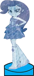 Size: 305x673 | Tagged: safe, derpibooru import, edit, edited screencap, editor:incredibubbleirishguy, screencap, rarity, equestria girls, equestria girls (movie), background removed, clothes, dress, fall formal outfits, ice, ice sculpture, image, not a vector, png