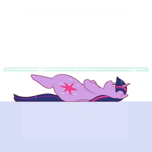 Size: 900x900 | Tagged: safe, artist:secretgoombaman12345, derpibooru import, twilight sparkle, pony, unicorn, against glass, animated, chubby, fat, female, flat, flattened, gif, glass, image, solo, solo female, squished, thighlight sparkle, thighs, this will end in death, this will end in tears, this will end in tears and/or death, thunder thighs, twilard sparkle, unicorn twilight