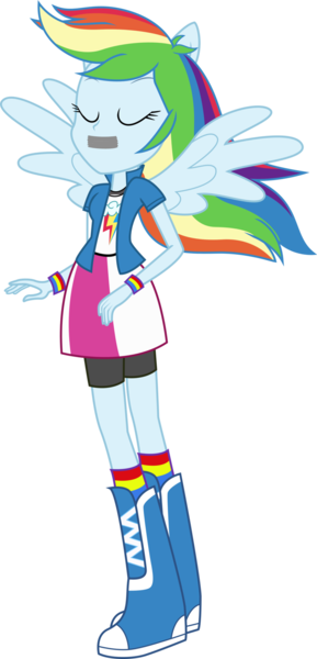 Size: 1924x4000 | Tagged: safe, artist:theshadowstone, derpibooru import, edit, vector edit, rainbow dash, human, equestria girls, gag, image, png, tape, tape gag, vector, wings