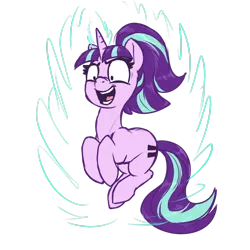 Size: 3000x3000 | Tagged: safe, artist:t72b, derpibooru import, starlight glimmer, pony, unicorn, crazy eyes, equal cutie mark, faic, female, floating, glow, glowing horn, horn, image, magic, mare, open mouth, png, powering up, s5 starlight, simple background, solo, transparent background