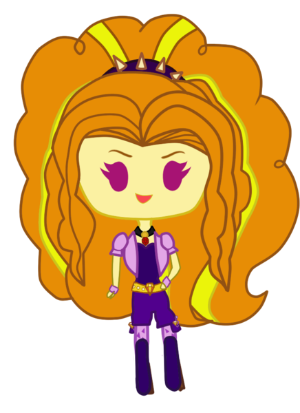 Size: 704x969 | Tagged: safe, artist:icicle-wicicle-1517, artist:kawaiifabyu, color edit, derpibooru import, edit, adagio dazzle, equestria girls, belt, boots, chibi, clothes, colored, female, fingerless gloves, gem, gloves, hairband, high heel boots, image, open mouth, picture for breezies, png, shirt, shoes, shorts, simple background, siren gem, socks, solo, stockings, thigh highs, transparent background