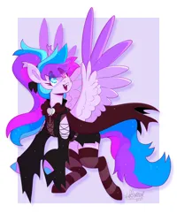 Size: 2000x2500 | Tagged: safe, artist:lionbun, derpibooru import, oc, oc:seafoam bay, pegasus, pony, undead, vampire, cape, clothes, costume, cute, dress, female, gothic, image, mare, nightmare night, outfit, png