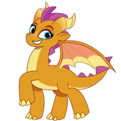 Size: 1200x1200 | Tagged: safe, artist:prixy05, derpibooru import, smolder, dragon, g5, my little pony: tell your tale, dragoness, female, g4, g4 to g5, generation leap, image, png, simple background, solo, transparent background, vector