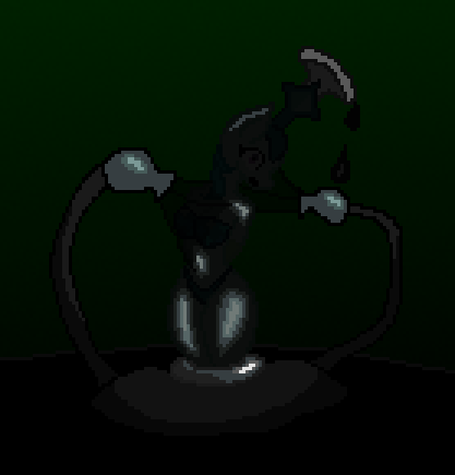 Size: 417x435 | Tagged: semi-grimdark, artist:shadow-owl, derpibooru import, emerald flare, semi-anthro, bondage, cocoon, encasement, female, female prey, image, latex, paint.net, plant, plant vore, png, showgirl, tentacles, vore