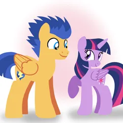 Size: 1400x1400 | Tagged: safe, artist:mlplary6, derpibooru import, flash sentry, twilight sparkle, twilight sparkle (alicorn), alicorn, pegasus, pony, boyfriend and girlfriend, female, flashlight, image, looking at each other, looking at someone, male, mare, png, shipping, smiling, smiling at each other, stallion, straight