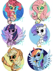 Size: 750x1000 | Tagged: source needed, safe, artist:co306012, derpibooru import, applejack, fluttershy, pinkie pie, rainbow dash, rarity, twilight sparkle, alicorn, earth pony, pegasus, pony, unicorn, equestria girls, image, jpeg, mane six