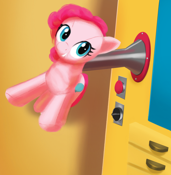 Size: 2000x2046 | Tagged: safe, artist:vultraz, ponerpics import, pinkie pie, earth pony, original species, plush pony, pony, build-a-bear, build-a-mare, female, image, mare, pinktober, plushie, png, solo